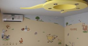 Детска стая с окачен таван